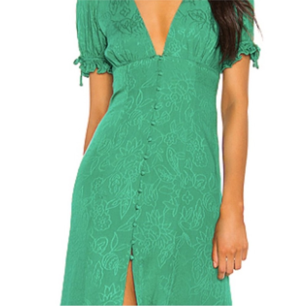 Revolve Privacy Please Leandra Button Up Midi Dre… - image 2